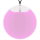 Pendentif en verre soufflé - Galet Giga Milk