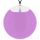 Pendentif en verre soufflé - Galet Giga Milk