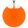Pendentif en verre soufflé - Galet Giga Milk