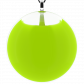 Pendentif en verre soufflé - Galet Giga Milk