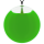 Pendentif en verre soufflé - Galet Giga Milk