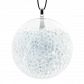 Pendentif en verre soufflé - Galet Medium Billes