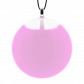 Necklace - Galet Medium Milk Orange