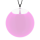 Pendentif en verre soufflé - Galet Medium Milk