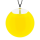 Pendentif en verre soufflé - Galet Medium Milk