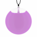 Necklace - Galet Medium Milk Orange
