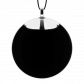 Necklace - Galet Medium Milk Orange