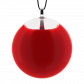 Necklace - Galet Medium Milk Orange