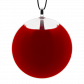 Necklace - Galet Medium Milk Orange