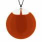 Ciondolo - Galet Medium Milk Rosso chiaro