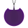 Pendentif en verre soufflé - Galet Medium Milk