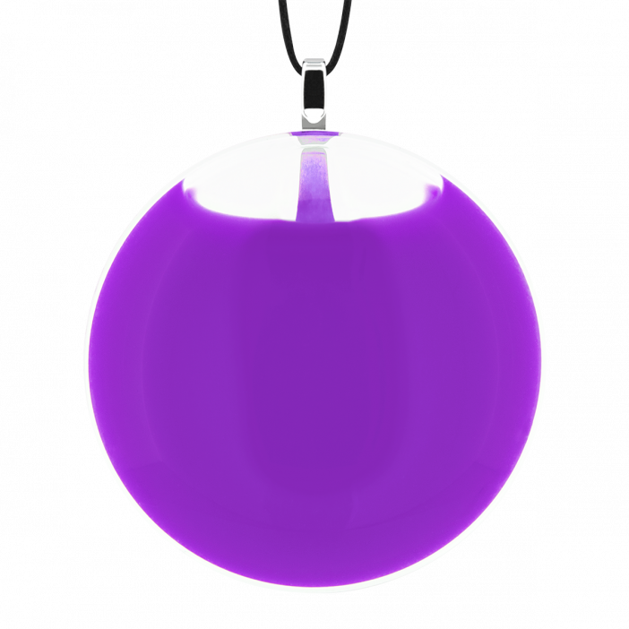 Kettenanhänger - Galet Medium Milk Violett