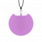 Pendentif en verre soufflé - Galet Mini Milk