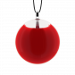 Pendentif en verre soufflé - Galet Mini Milk