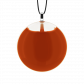 Pendentif en verre soufflé - Galet Mini Milk