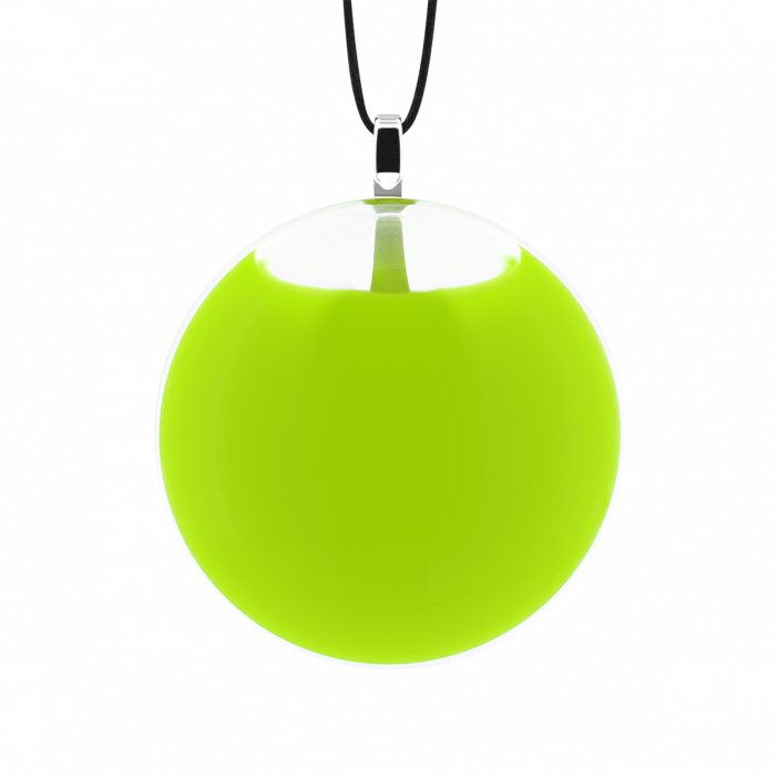 Ciondolo - Galet Mini Milk Verde Chiaro