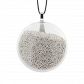 Necklace - Galet Mini Billes Crystal