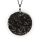 Pendentif en verre soufflé - Cachou Giga Paillettes