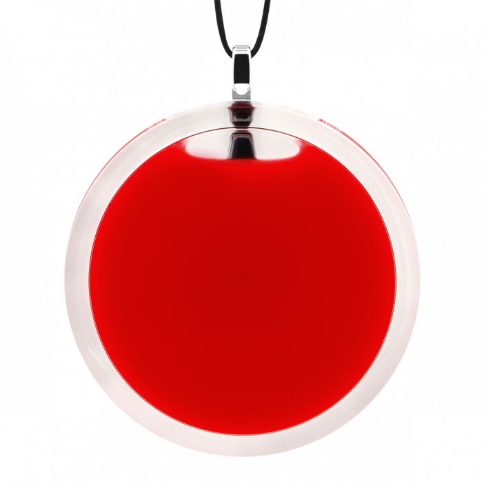 Necklace - Cachou Giga Milk Light red