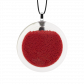 Pendentif en verre soufflé - Cachou Medium Billes