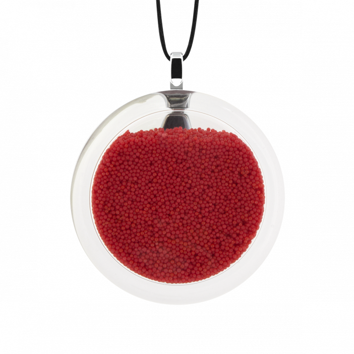Ciondolo - Cachou Medium Billes Rosso