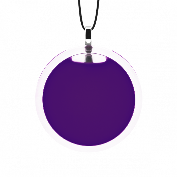 Necklace - Cachou Medium Milk Dark purple