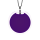 Pendentif en verre soufflé - Cachou Medium Milk