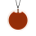 Pendentif en verre soufflé - Cachou Medium Milk