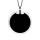 Pendentif en verre soufflé - Cachou Medium Milk