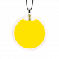 Pendentif en verre soufflé - Cachou Medium Milk