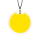 Pendentif en verre soufflé - Cachou Medium Milk