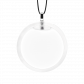 Pendentif en verre soufflé - Cachou Medium Milk