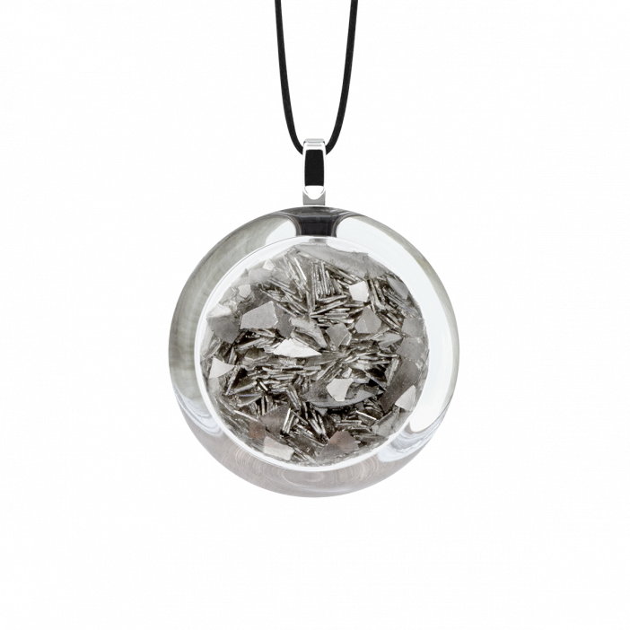 Kettenanhänger - Cachou Mini Paillettes Silber