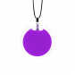 Pendentif en verre soufflé - Cachou Mini Milk Bubble Gum
