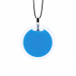 Pendentif en verre soufflé - Cachou Mini Milk Noir