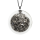 Pendentif en verre soufflé - Cachou Medium Paillettes