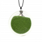 Pendentif en verre soufflé - Cachou Medium Billes