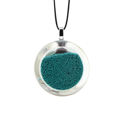 Pendentif en verre soufflé - Cachou Mini Billes