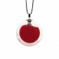 Necklace - Cachou Mini Billes Orange