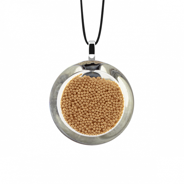 Necklace - Cachou Mini Billes Gold