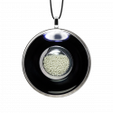 Kettenanhänger - Duo Medium Schwarz / Silber