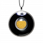 Kettenanhänger - Duo Medium Schwarz / Gold