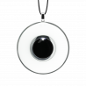 Necklace - Duo Medium White / black