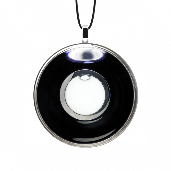 Necklace - Duo Medium Black / White
