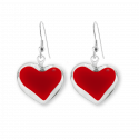 Hook earrings - Coeur Milk