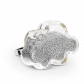 Glass ring - Nuage Medium Billes