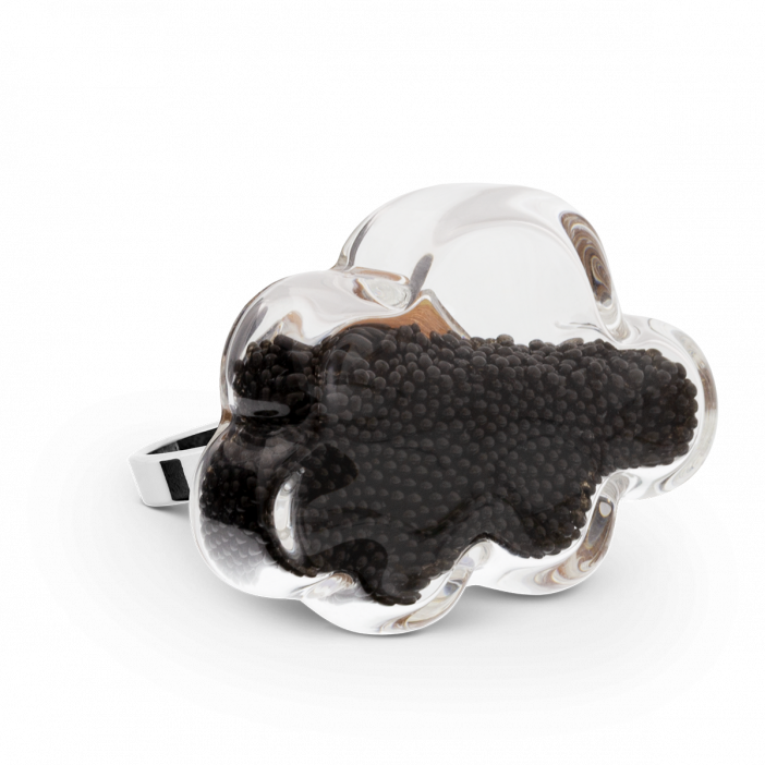 Glasring - Nuage Medium Billes Schwarz
