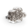 Bague en verre soufflée - Nuage Medium Paillettes