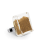 Anello in vetro - Carré Medium Billes