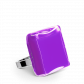 Glass ring - Carré Medium Milk